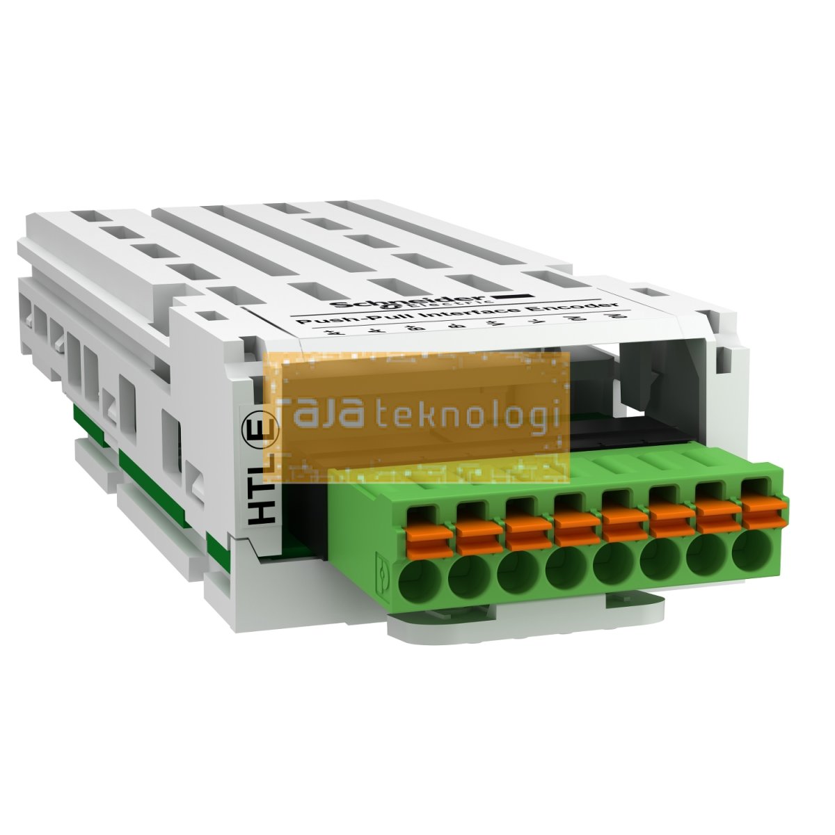 VW3A3424 - High threshold logic encoder interface module, Altivar, 12 to 24V, 0.1 to 0.2A, 1 removable spring connector