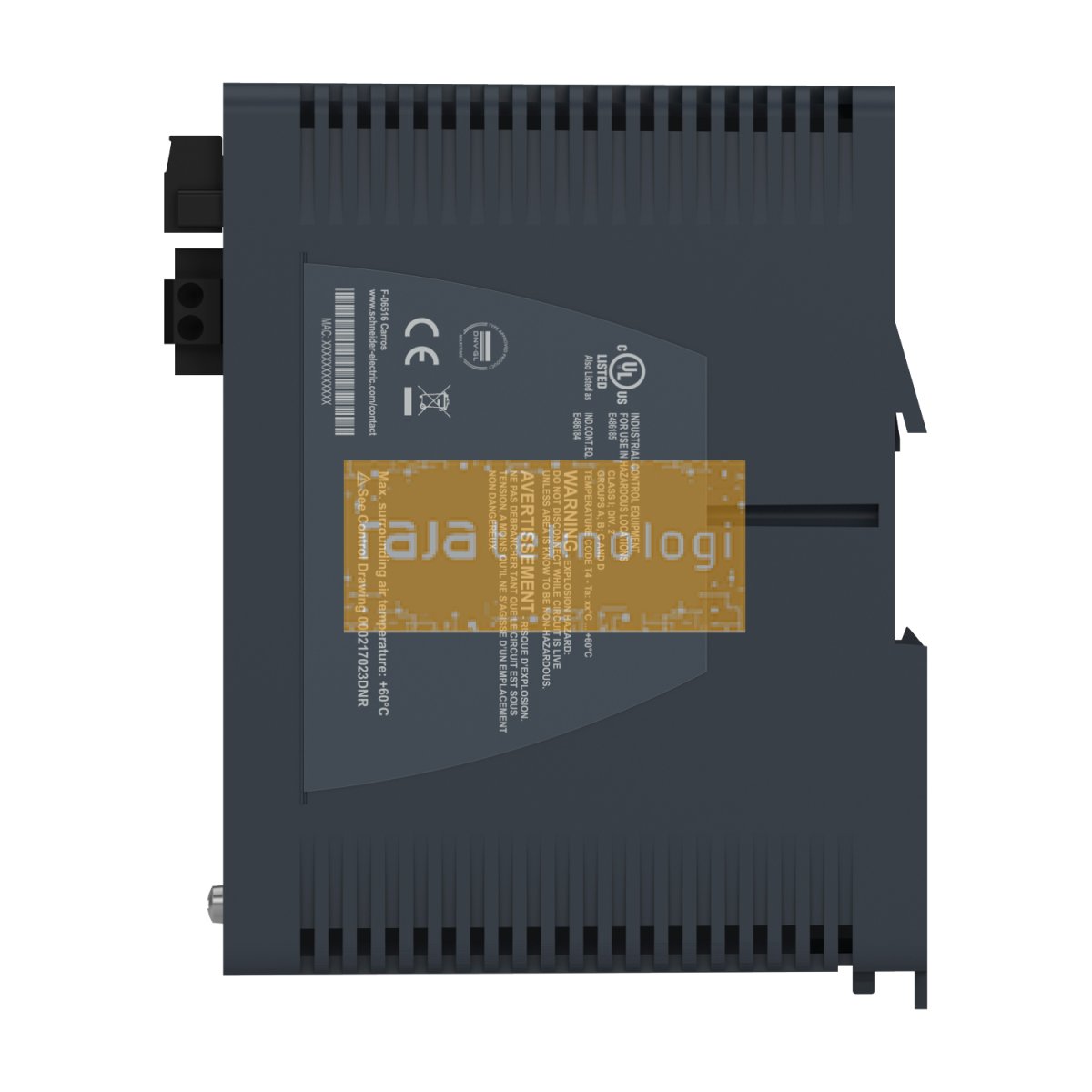 MCSESM103F2CS0 - Network switch, Modicon Networking, managed, 8 ports for copper with 2 ports for fiber optic, singlemode #6