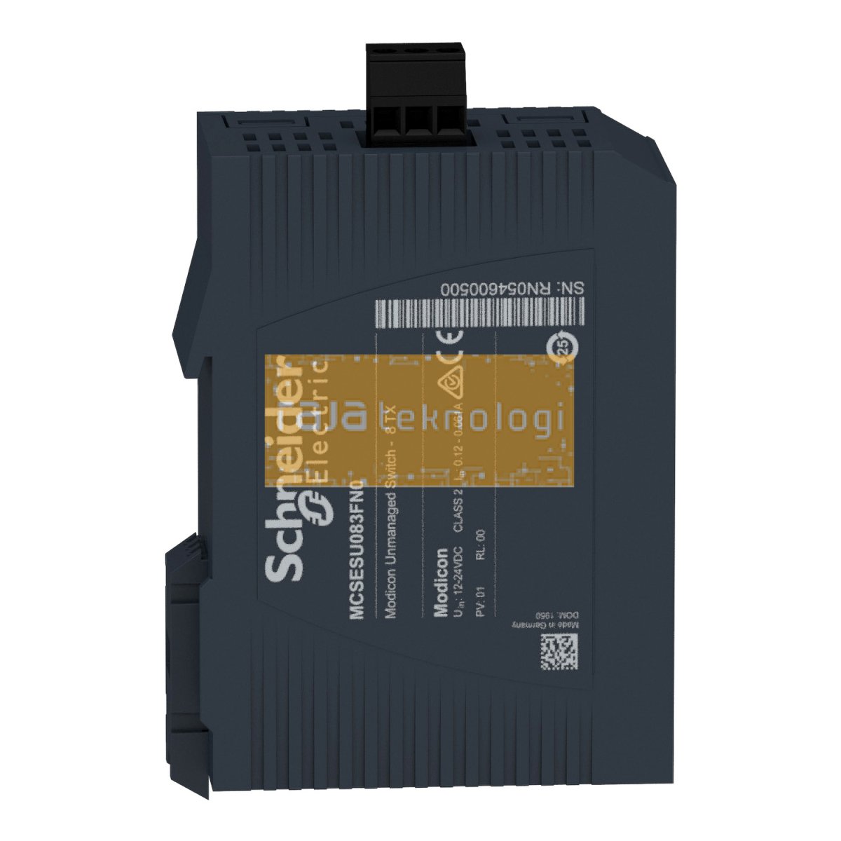 MCSESU083FN0 - Network switch, Modicon Networking, standard unmanaged, 8 ports for copper #4