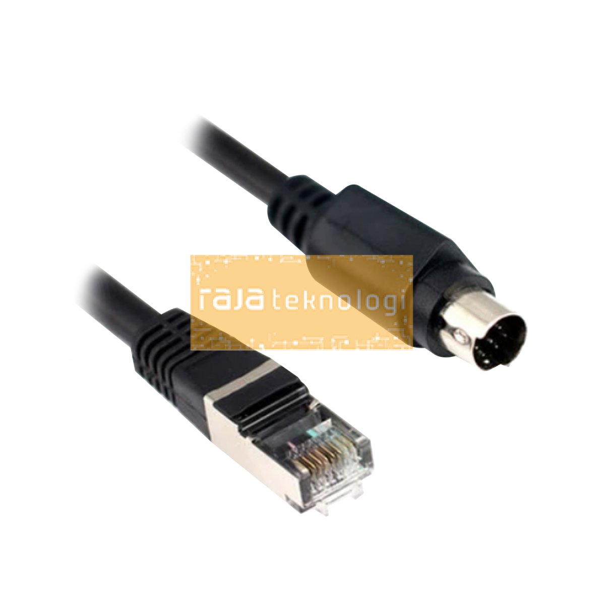 XBTZ9780 - Uni-Telway/Modbus serial link - L = 2.5 m - 1 female mini DIN + 1 RJ45
