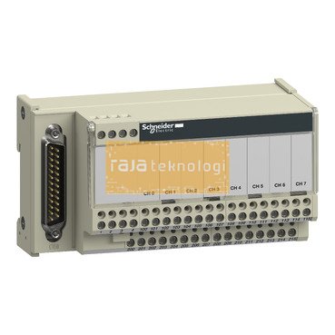 connection sub-base ABE7 - for passive distribution of 8 channels