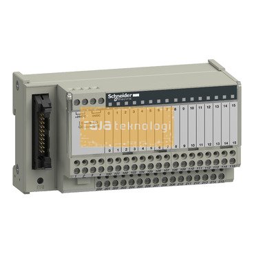 passive connection sub-base ABE7 - 16 inputs or outputs - Led - isolator