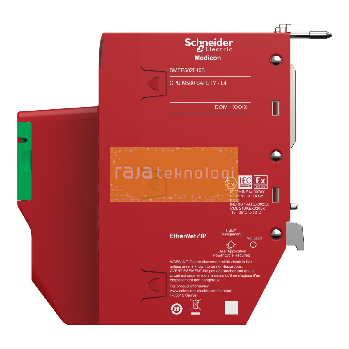 BMEP582040S - Standalone safety processor, Modicon M580, 8MB, 61 Ethernet devices, 8 remote IO racks, 16 CIP safety devices #7