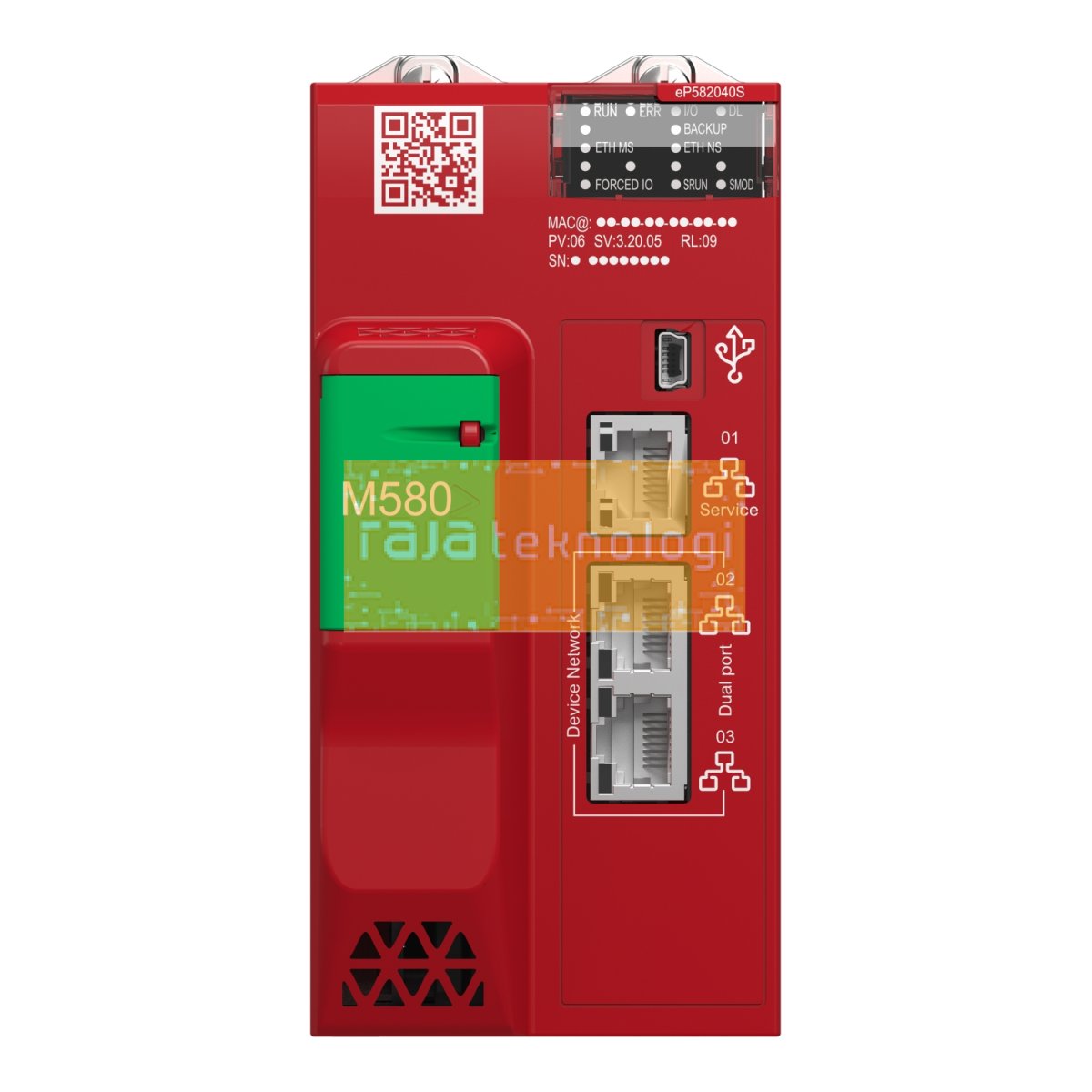 BMEP582040S - Standalone safety processor, Modicon M580, 8MB, 61 Ethernet devices, 8 remote IO racks, 16 CIP safety devices #6