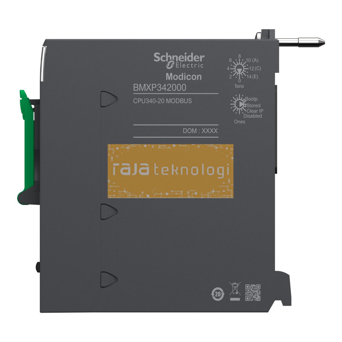 BMXP342000 - Processor module M340 - max 1024 discrete + 256 analog I/O - Modbus #2