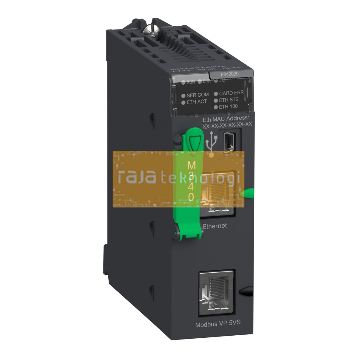 BMXP342020 - Processor module M340 - max 1024 discrete + 256 analog I/O - Modbus - Ethernet