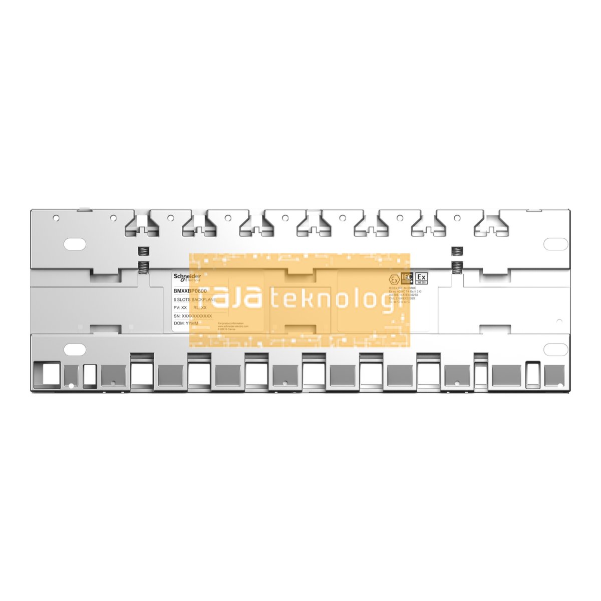BMXXBP0600 - Rack M340 - 6 slots - panel, plate or DIN rail mounting #2