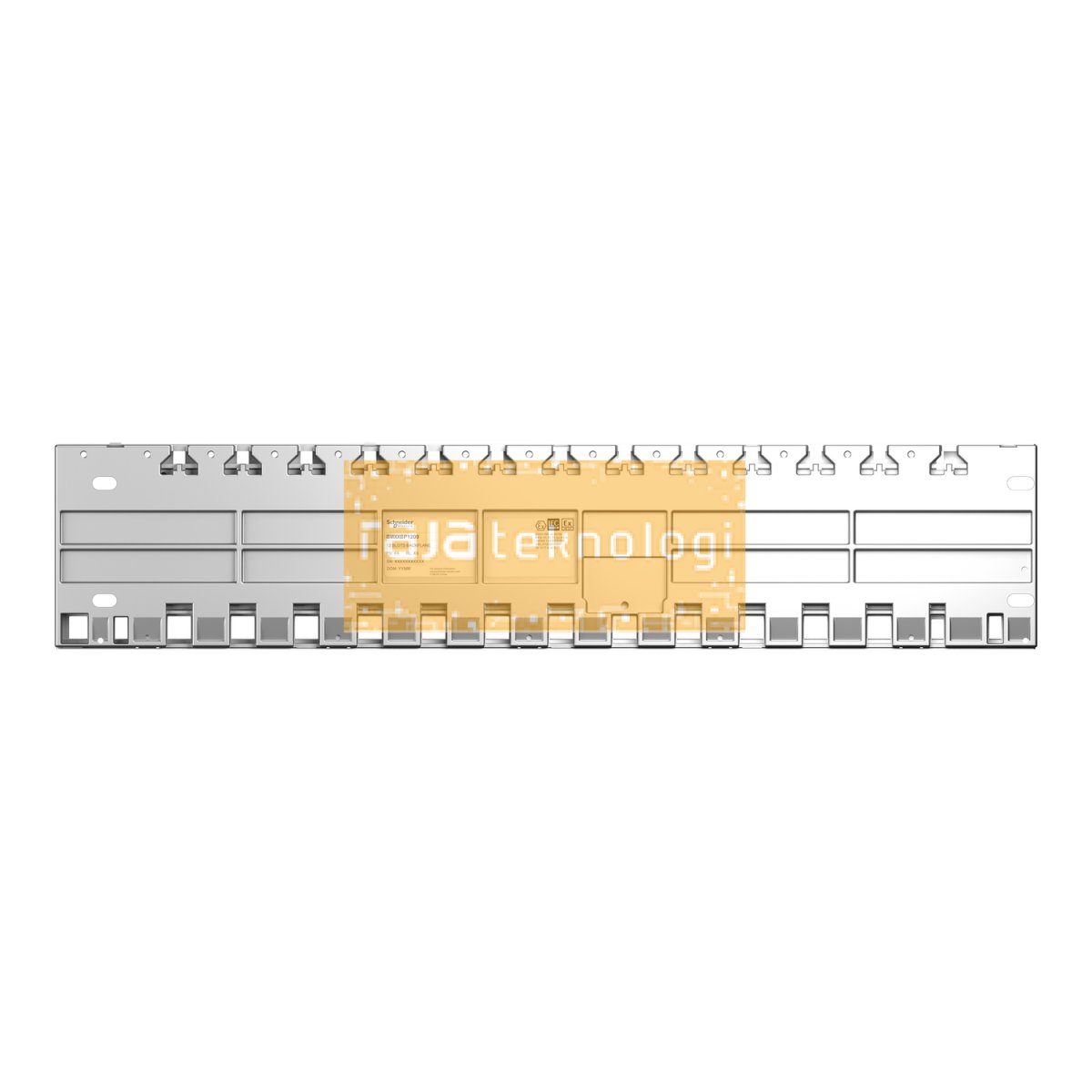 BMXXBP1200 - Rack M340 -12 slots - panel or plate mounting #2