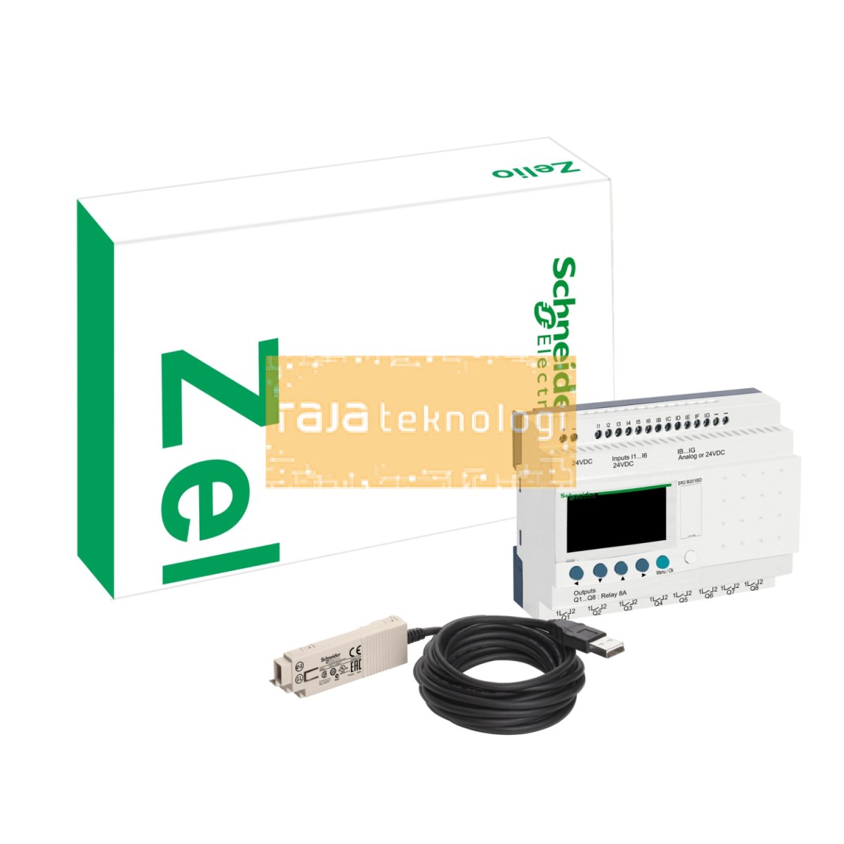 SR2PACKFU - Compact smart relay Zelio Logic - “discovery” pack - 12 I O - 100..240V AC