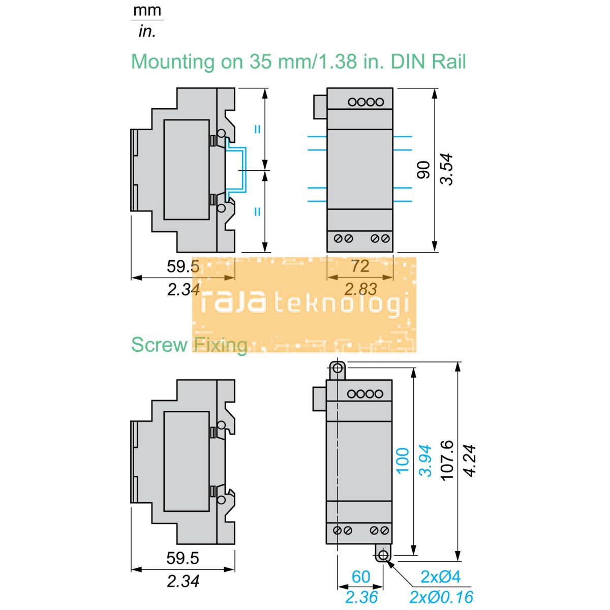 SR3XT141FU - Discrete I/O extension module - 14 I O - 100..240 V AC - for Zelio Logic #2