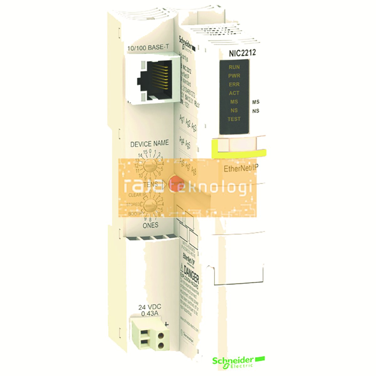 STBNIC2212 - Standard Network Interface Module STB - Ethernet/IP - 10...100 Mbit/s