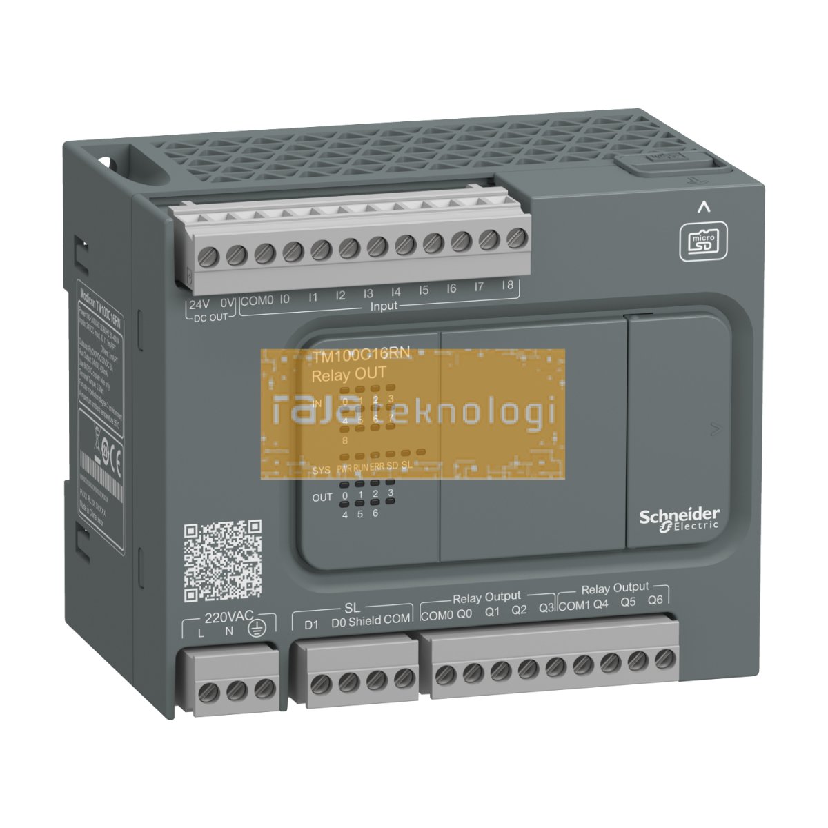 TM100C16RN - Controller M100 - 9I/7O relay - 220VAC
