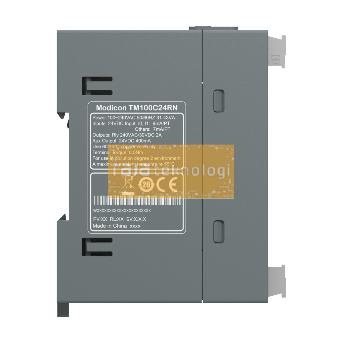 TM100C24RN - Controller M100 - 14I/10O relay - 220VAC #4