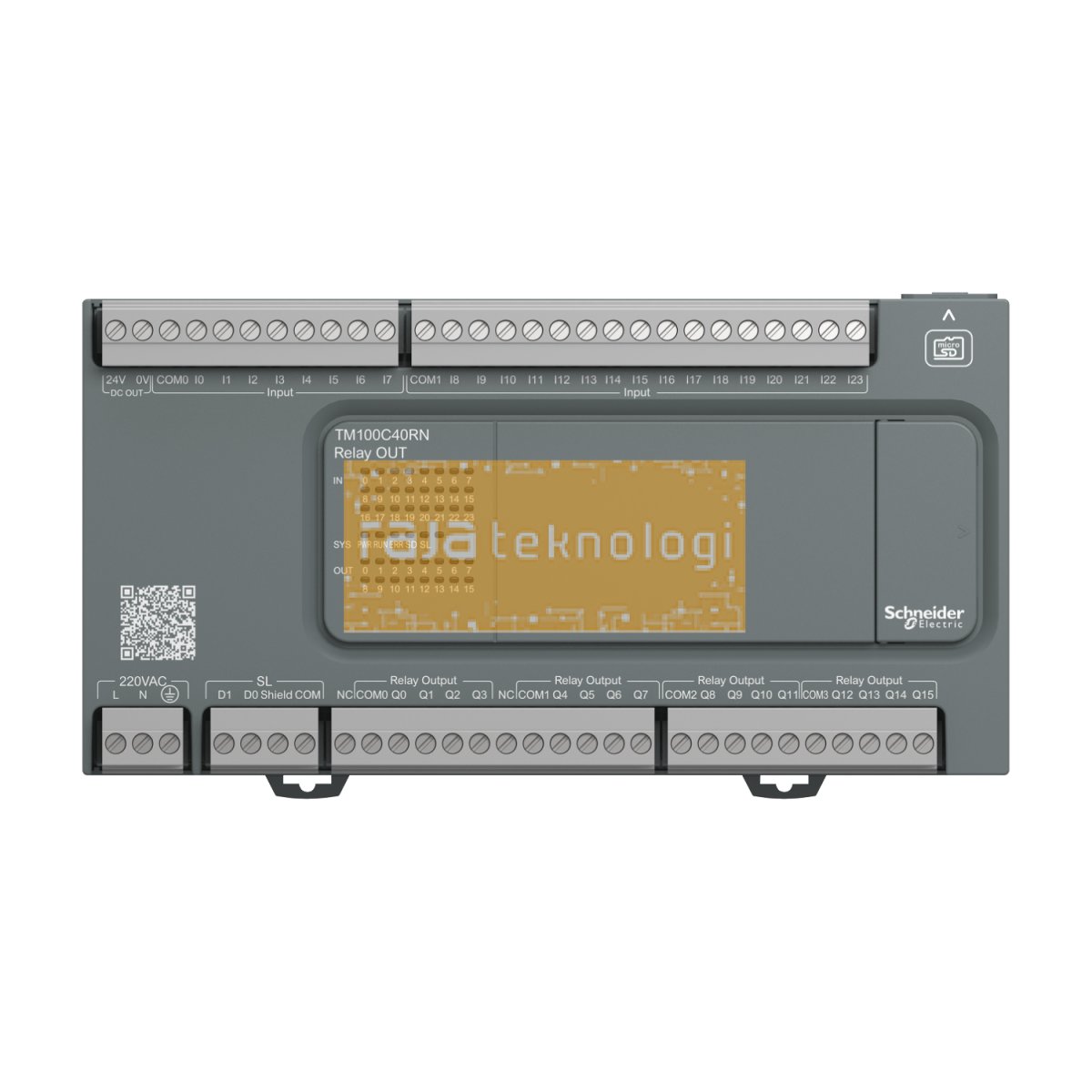 TM100C40RN - Controller M100 - 24I/16O relay - 220VAC #5