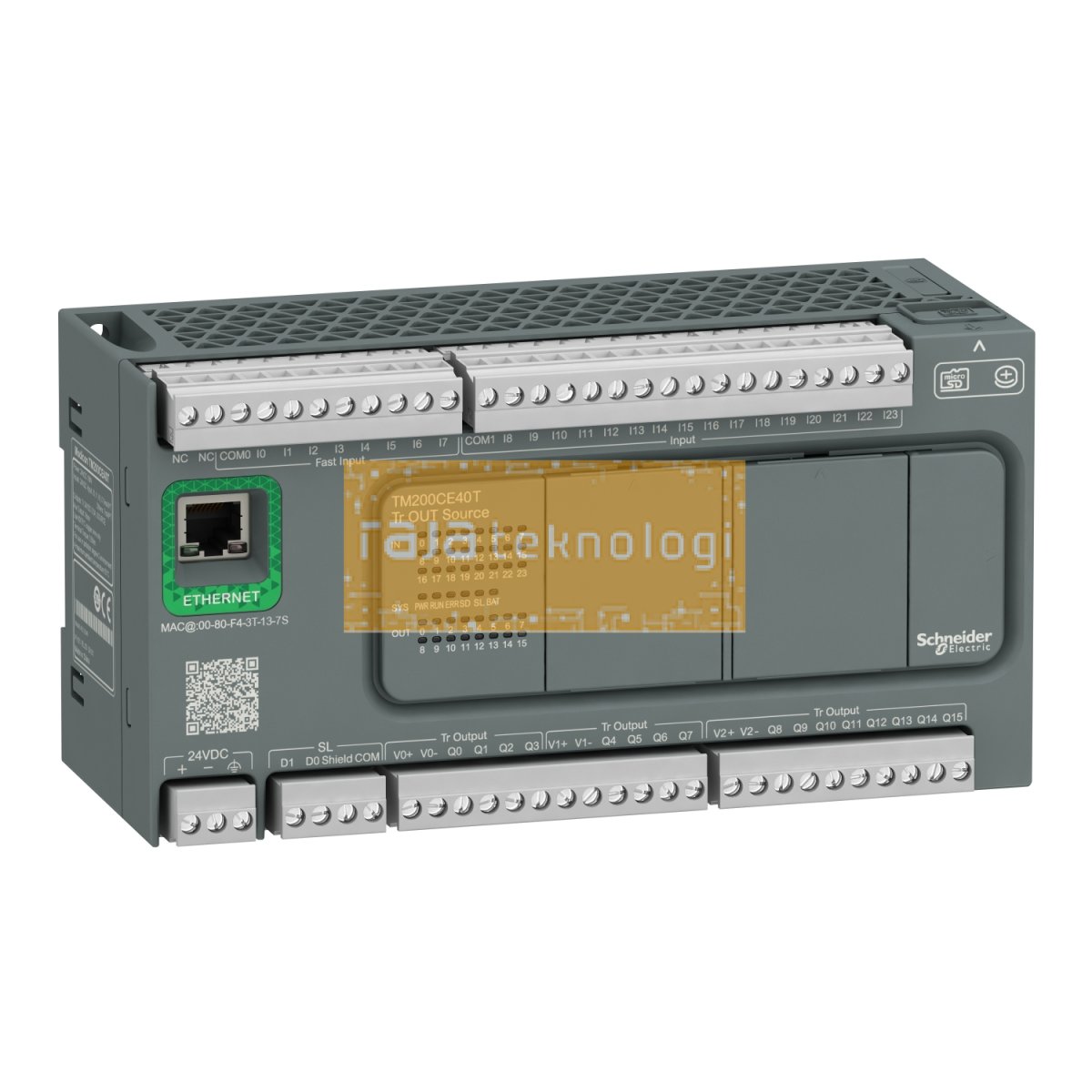 TM200CE40T - Controller M200 40 IO transistor Source+ Ethernet