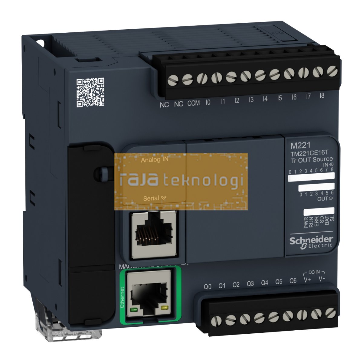 TM221CE16T - Controller M221 16 IO transistor PNP Ethernet