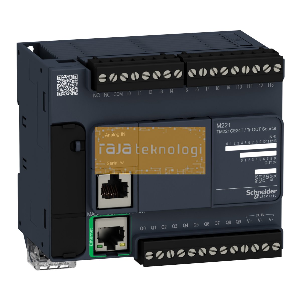 TM221CE24T - Controller M221 24 IO transistor PNP Ethernet