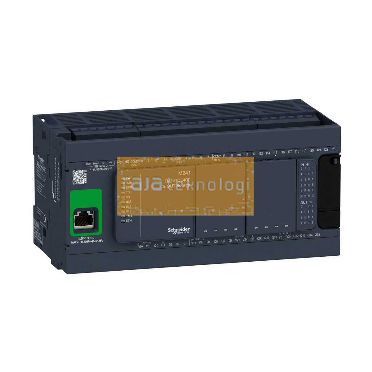 TM241CE40T - Controller M241 40 IO transistor PNP Ethernet