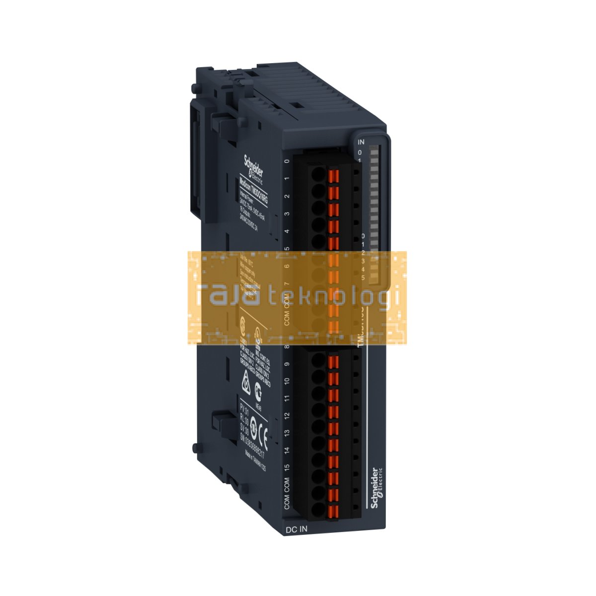 TM3DQ16RG - Module TM3 - 16 outputs relays spring