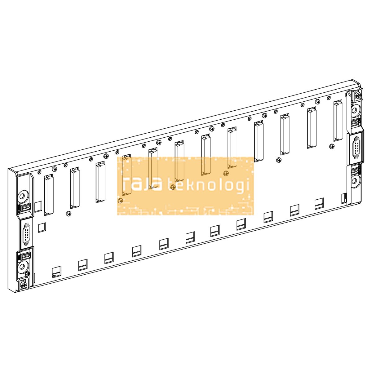 TSXRKY12EX - Extendable rack, Modicon Premium, for multi racks configuration, 12 slots
