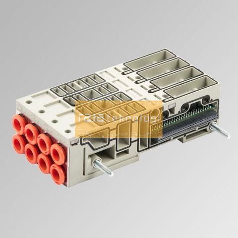 EB80 3 pos base 8mm full-flow double