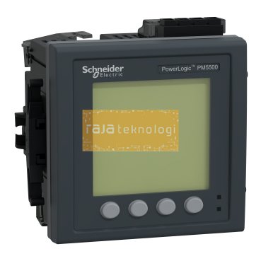 PM5560 powermeter w 1mod2eth - upto 63th H - 1,1M 4DI/2DO 52alarms - flush mount