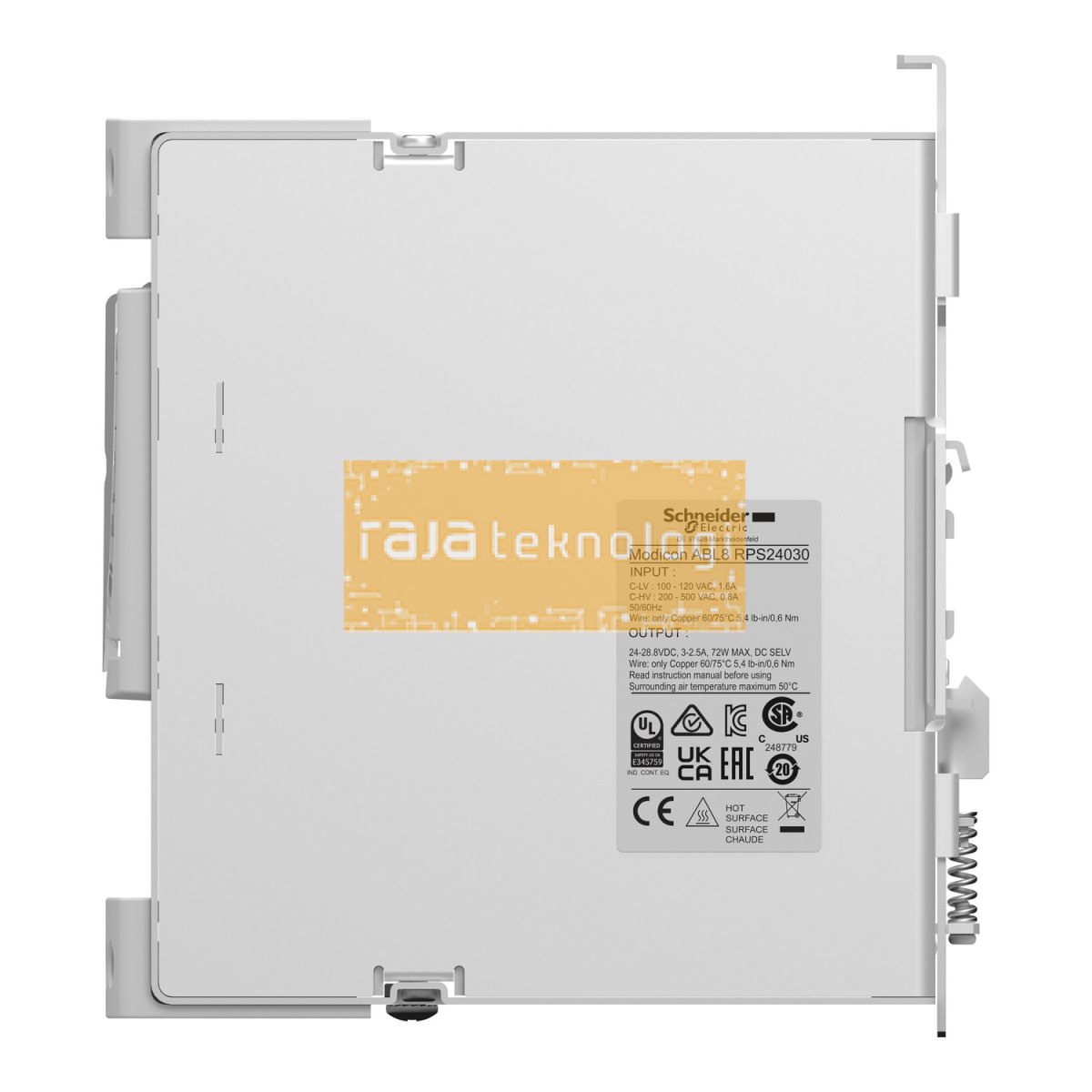 ABL8RPS24030 - Regulated SMPS - 1 or 2-phase - 100..500 V - 24 V - 3 A #8