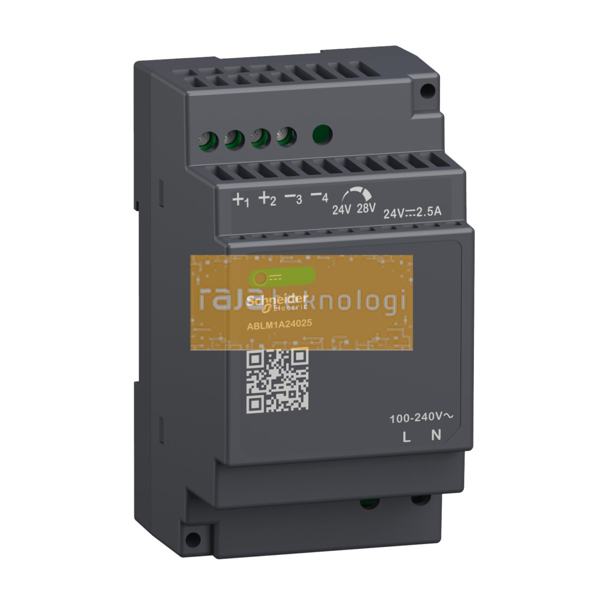 ABLM1A24025 - Regulated Power Supply, 100-240V AC, 24V 2.5 A, single phase, Modular