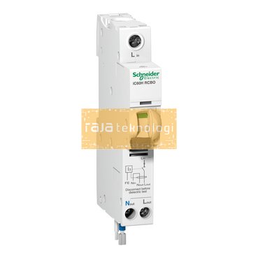 Residual current breaker with overcurrent protection (RCBO), Acti9 iC60H RCBO, 1P+Ns, 16A, 30mA, A type, 10000A