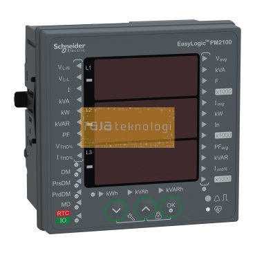 EasyLogic PM2120 - Power & Energy meter - up to 15th H - LED - RS485 - class 1