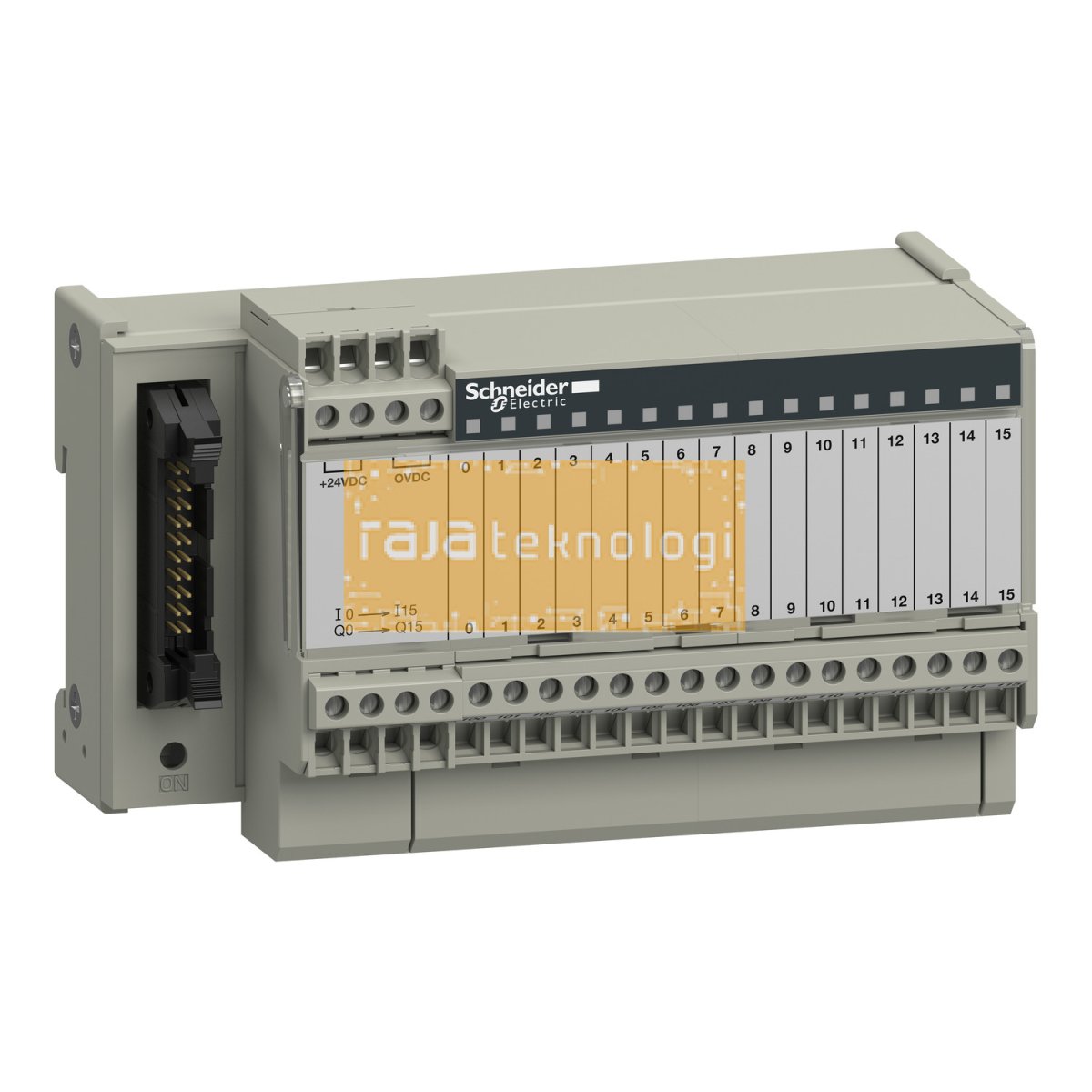 ABE7R16S111 - Sub-base - soldered electromechanical relays ABE7 - 16 channels - relay 5 mm