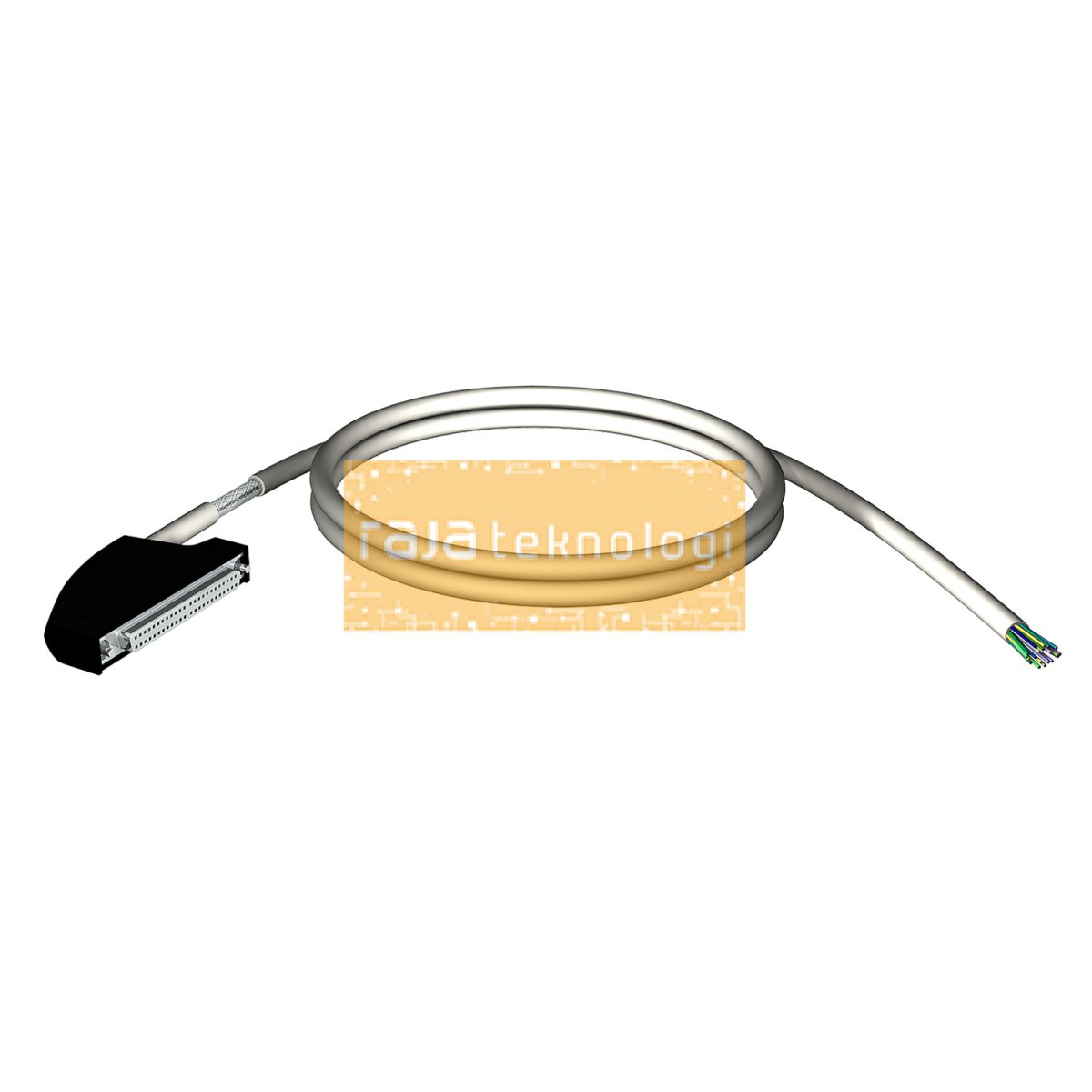 BMXFCW501S - Shielded cord set - 40-way terminal - one end flying leads - for M340 I/O - 5 m
