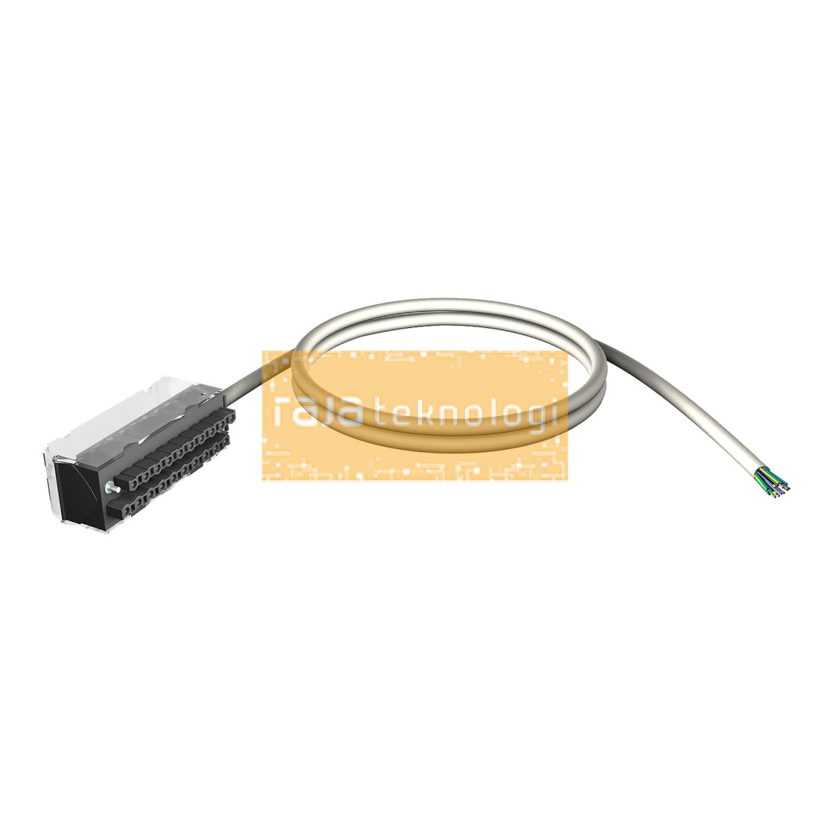 BMXFTW301S - Shielded cord set - 20-way terminal - one end flying leads - for M340 I/O - 3 m